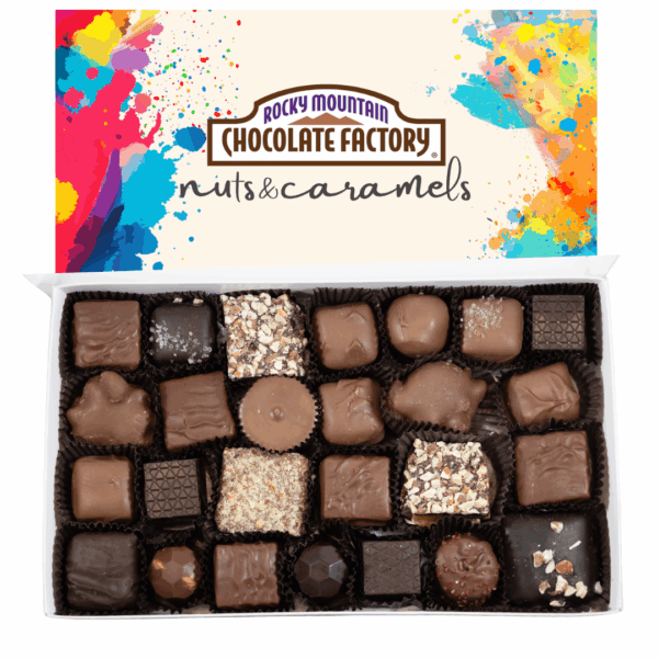 Nut and Caramel Chocolates Gift Box