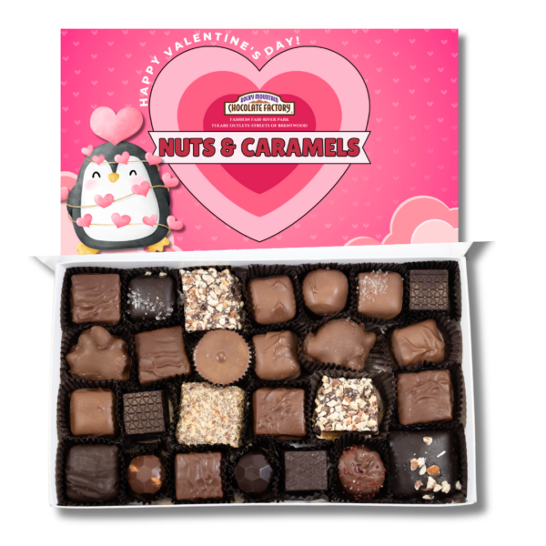 Nut and Caramel Chocolates Gift Box