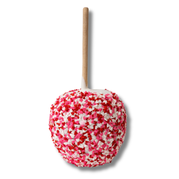 Valentine's Day Sprinkles Apple- Seasonal